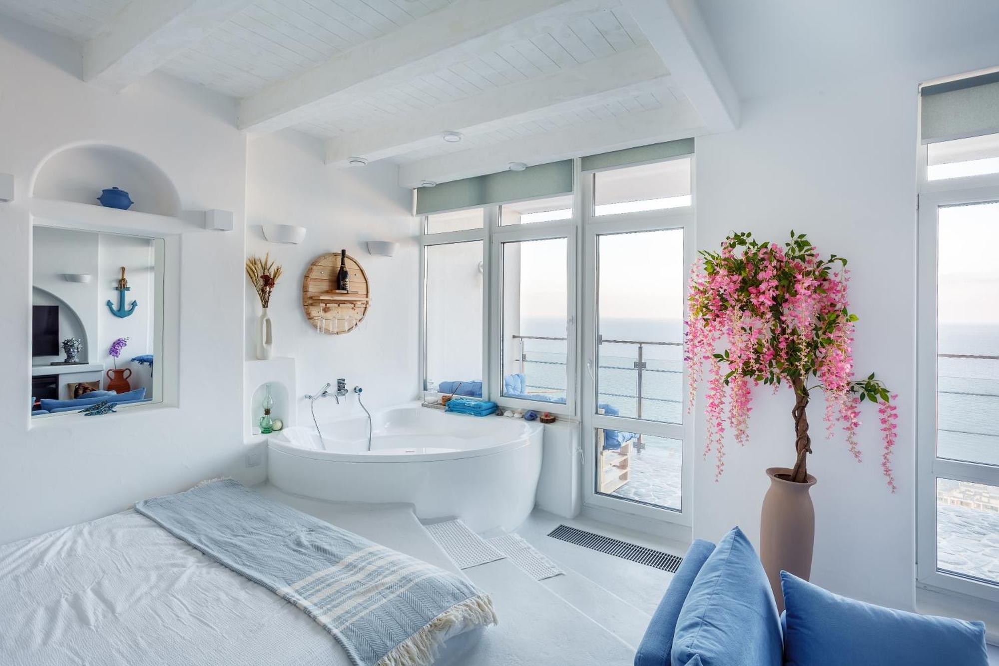 Anna Maria Santorini - Greek Suite & Large Sea Terrace Arcadia Odessa Extérieur photo